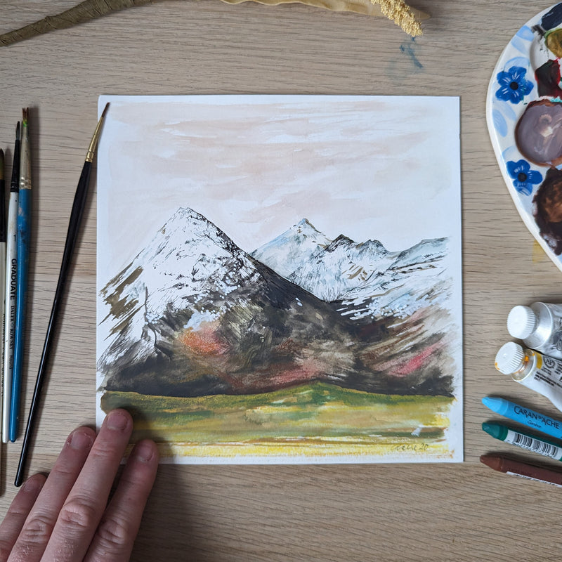 Mountainside Original Painting