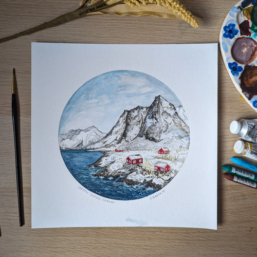 Lofoten Islands Original Painting