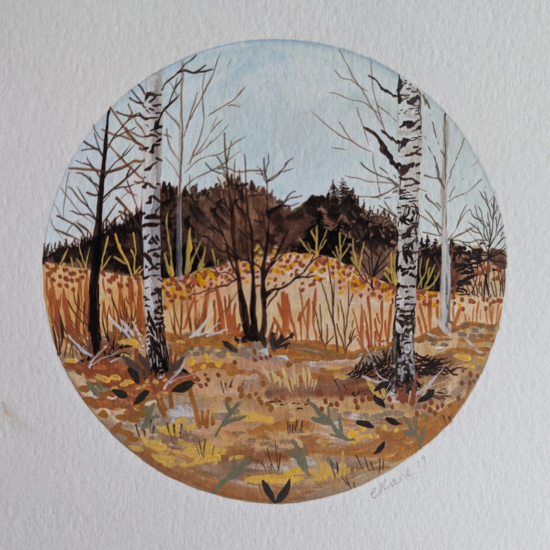 Birch Forest Original Painting