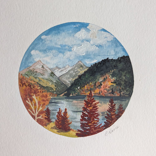 Rocky Mountains Original Painting