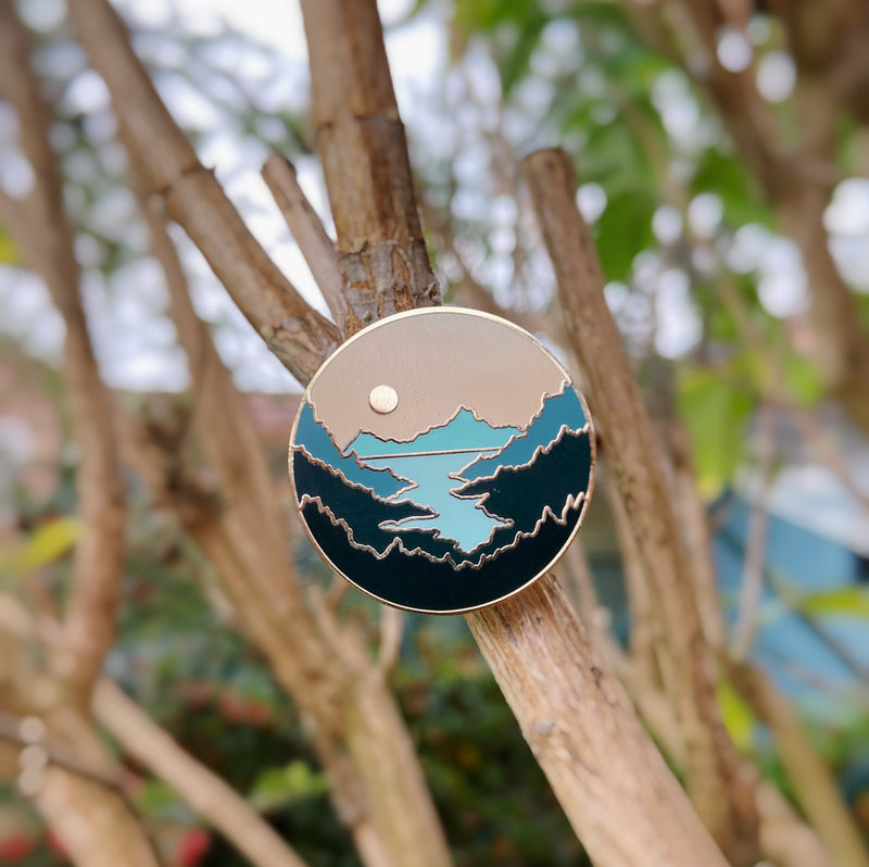 Misty Mountains Pin